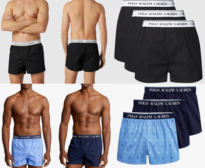 POLO RALPH LAUREN 3-Pack Boxers Trunk Boxershorts Shorts Underwear Hose New WOW
