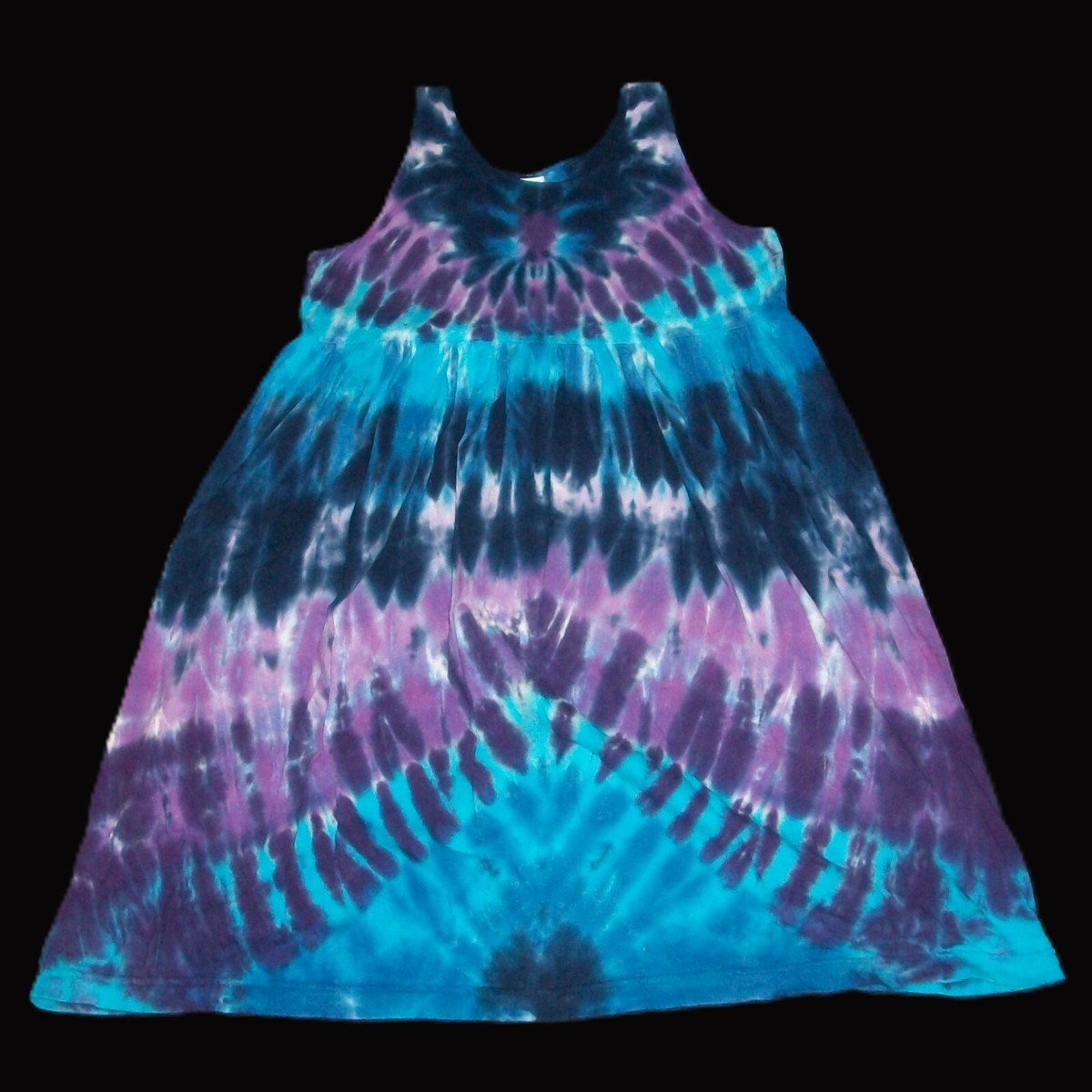 blue and purple tie dye dress Blue Floral Lace Midi Dress – self-portrait-US