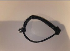 Cat collar, Black, With Bell, Adjustable, Small-Medium, Easy Clip Together