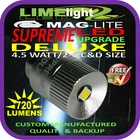 MAGLITE LED UPGRADE  2-6 CD 4.5W BULB GLOBE for TORCH FLASHLIGHT 1.5-9V 720lm AU