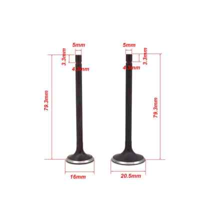 SCMCH Intake Exhaust Stem Valve For Honda DIO50 DIO 50 TODAY50 TODAY 50 GFC50 