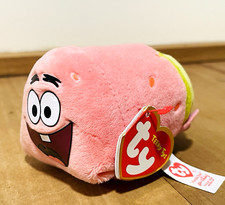 Teeny Tys PATRICK STAR Stackable Plush Stuffed 3" Sponge Bob Cartoon NEW NWT