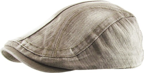 Solid Washed Gatsby Cap Mens Denim Hat Golf Driving Summer Cabbie Newsboy - Picture 24 of 29