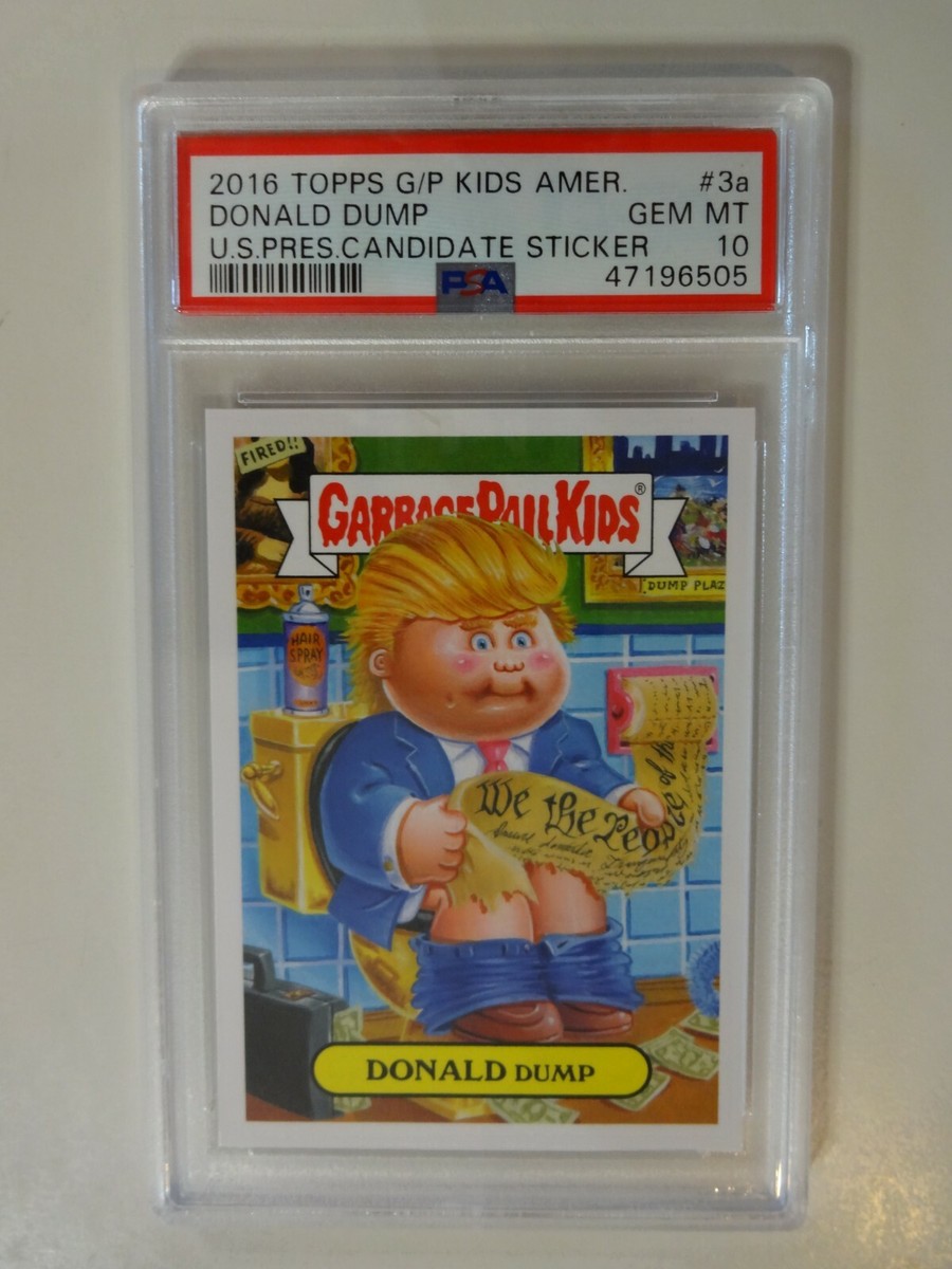 その他 Garbage Pail Kids Trump cuckoo Kanye GPK Garbage Pail Kids TRUMP TIME Donald Trump Graded SGC 9
