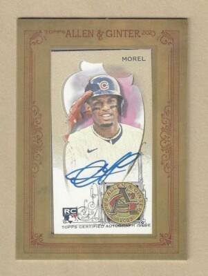 2023 Topps Allen & Ginter CHRISTOPHER MOREL Framed Mini Auto #MA-CM Cubs