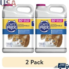 Flushable Cat Litter Scented Clumping Easy Scoop Odor Control 12lb 2 Pack New