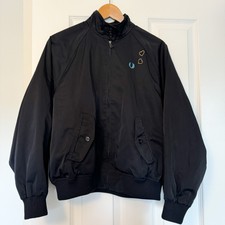 Fred Perry X Amy Winehouse Harrington Jacket In Black Size 6 Xs