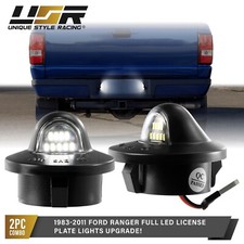 License Plate Light Led White 2pc For 83-11 Ford Ranger Truck91-04 Explorer Suv