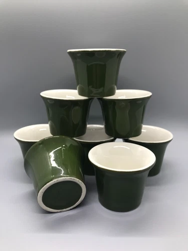 One Hall China Green and White Sauce Cup | 2 oz. Dipping Cup HLC Fiesta | Second