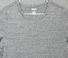 Duluth Trading Co. Shirt Women Medium Grey T-Shirt Crew Neck Short Sleeve Ladies