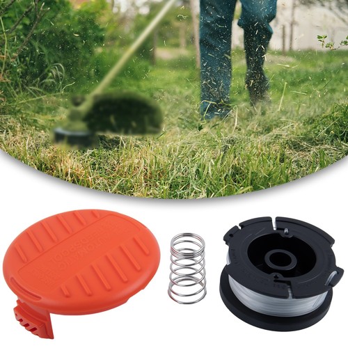 AF-100 Replacement Spool Line And Cap RC-100-P With Spring For Black&Decker NEW - Picture 9 of 23