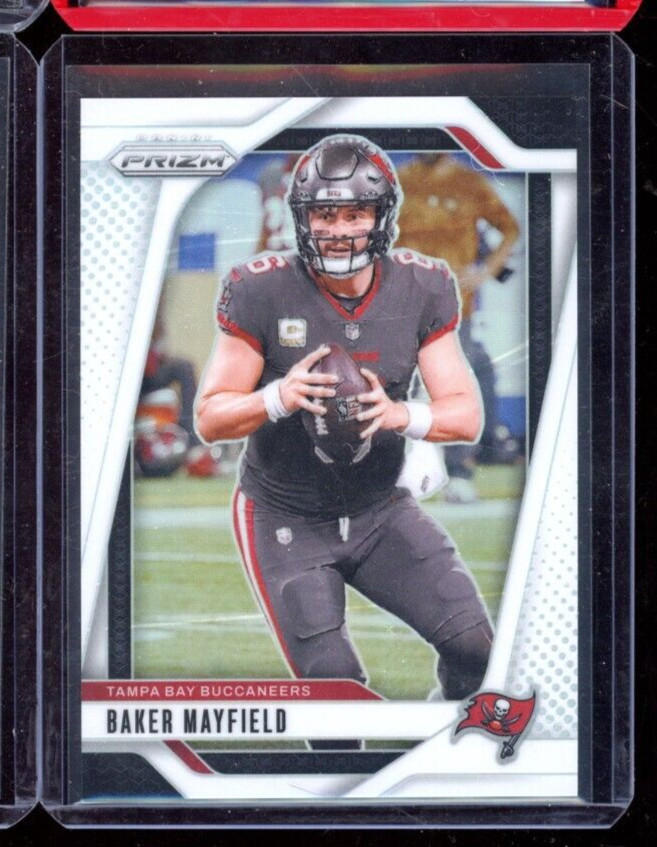 2024 PRIZM BAKER MAYFIELD #268 WHITE SILVER REFRACTOR 22/35