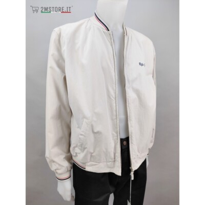 Jacke Bomberjacke RIFLE Perlgrau Perfect Slim Fit Original Vintage