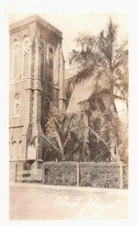 CHRIST CHURCH COLON,PANAMA.VTG REAL PHOTO POSTCARD RPPC*D4