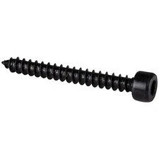 M4 x 35mm Cap Head Wood Screws Black 100 Pcs.