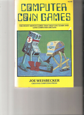 Computer Coin Games Joe Weisbecker Creative Computing Press 1979 Rare