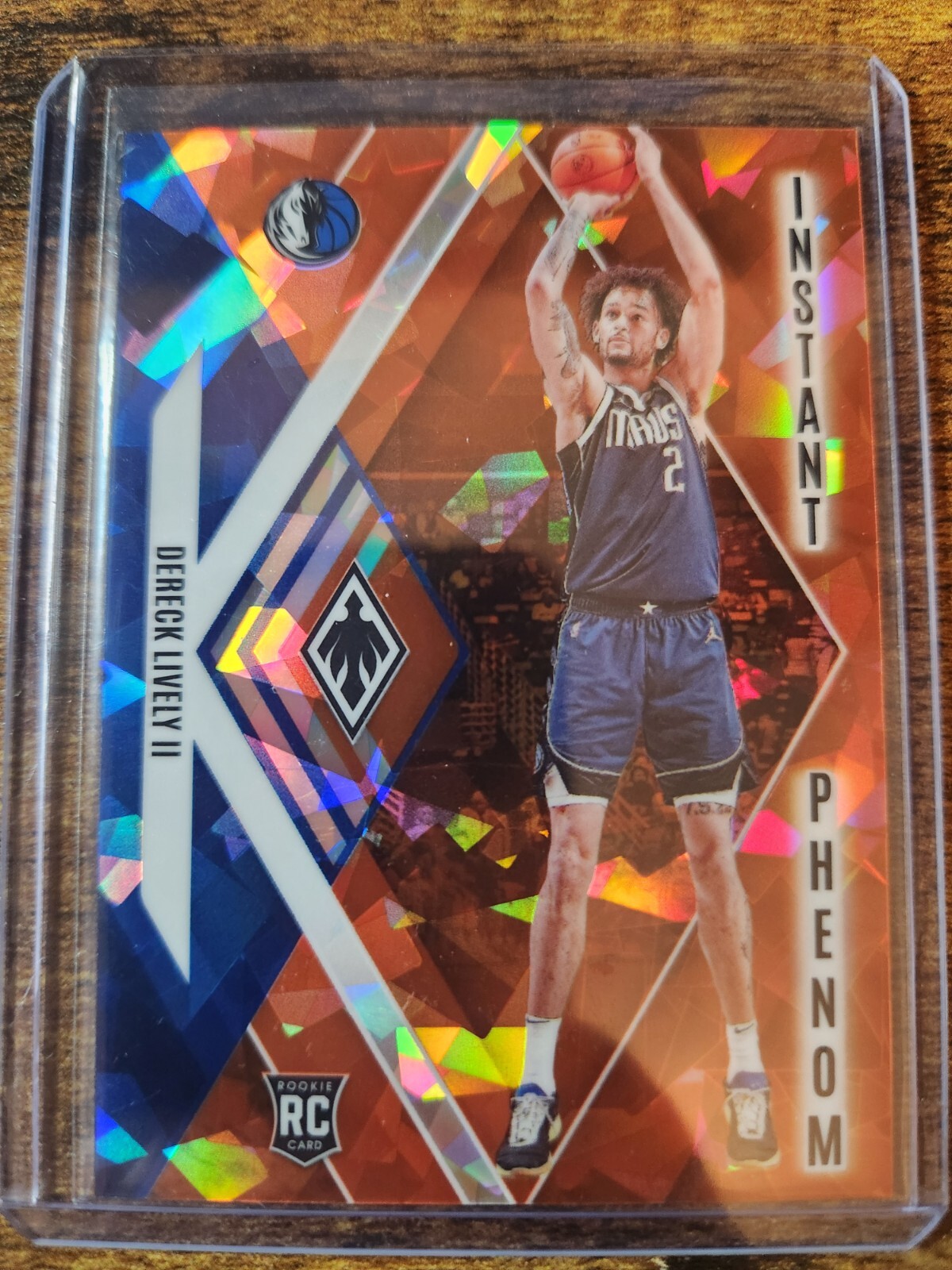 2023-24 Phoenix Dereck Lively II Instant Phenom Orange Ice Prizm /249 Rookie #19