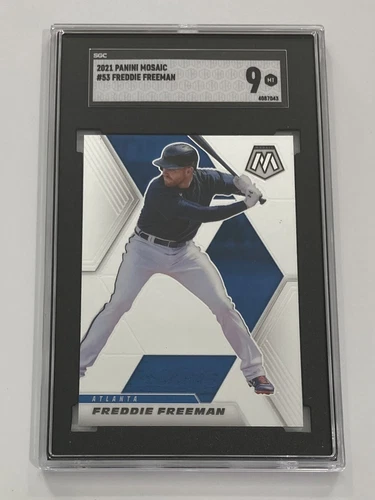 Freddie Freeman 2021 Panini Mosaic Freddie Freeman #53