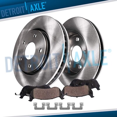 350mm Rear Disc Brake Rotors and Ceramic Brake Pads Kit for Dodge Charger Magnum