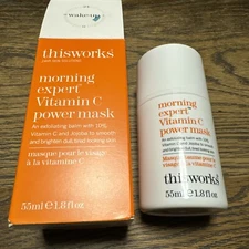 Thisworks Morning Expert Vitamin C Power Mask - 1.8 oz 24 Hrs Skin Solutions BIN