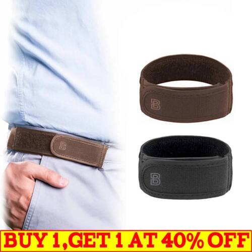 BeltBro Titan No Buckle Elastic Belt For Men — Fits 1.5 Inch Belt Loops, Comfort - Picture 1 of 9