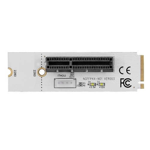 NGFF Key-m Adapter Easy-to-install PCI-e 1X 4x Card to NGFF 4X Signal Card - Photo 7/8