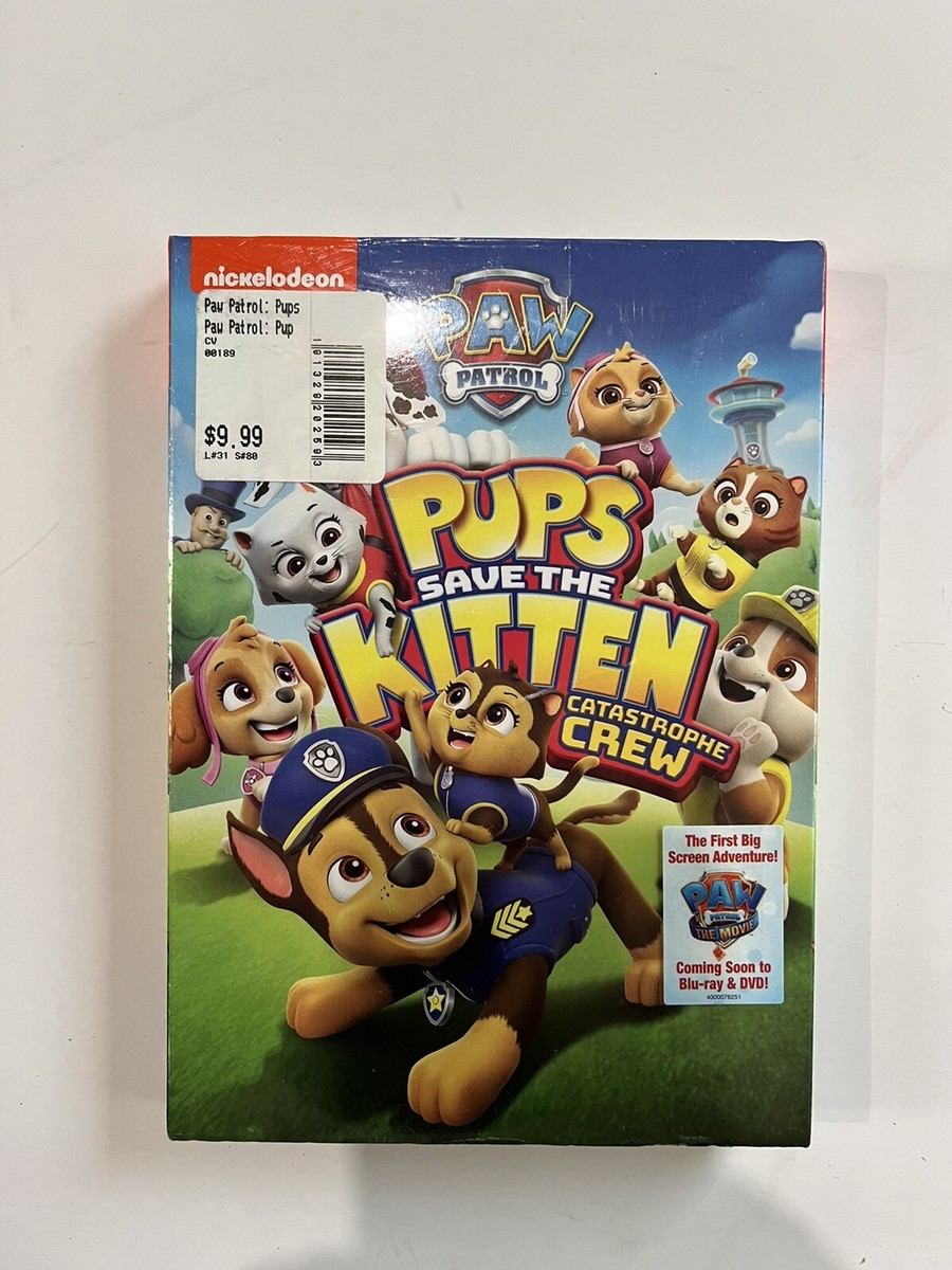 DVD Paw Patrol, Pups Save the Kitten Catastrophe Crew New