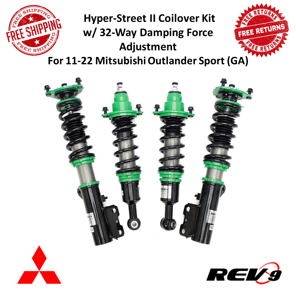 REV9 Hyper-Street II Coilover Kit w/ Damping For Mitsubishi