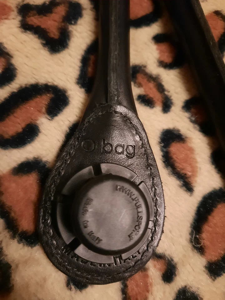 manici o bag in vacchina neri (pelle) lunghi - Immagine 2 di 4