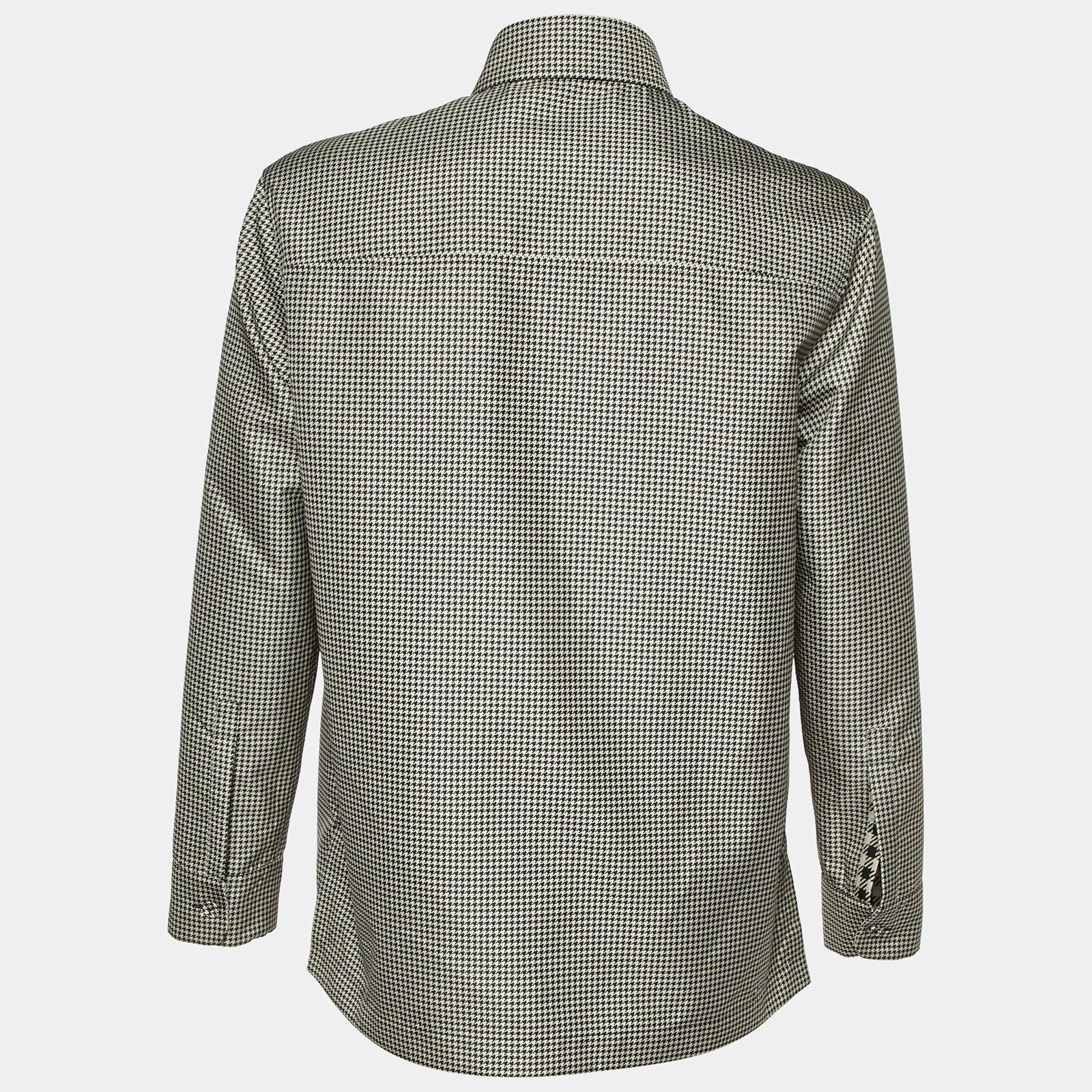 Fendi BlackWhite Houndstooth Patterned Reversible… - image 4