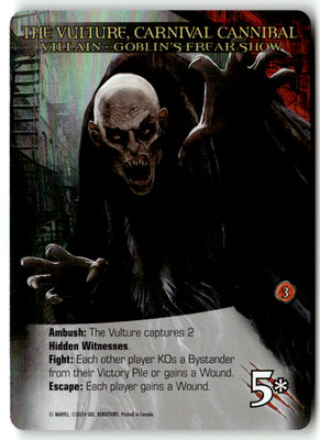 Upper Deck 2024 Marvel Legendary | The Vulture, Carnival Cannibal Villain