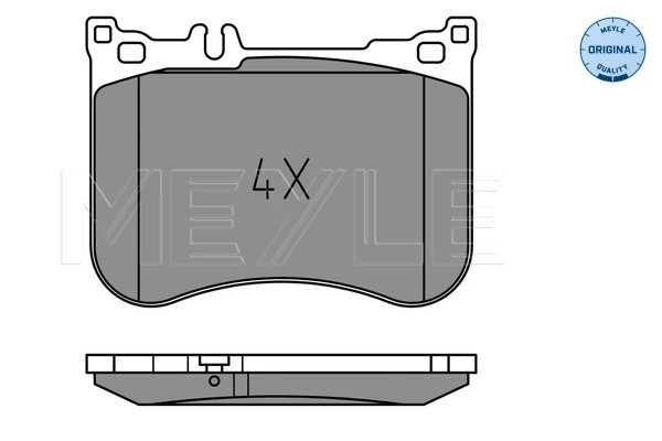 Kit plaquettes de frein à disque Meyle 025 257 0617 pour système Mercedes-Benz - 2