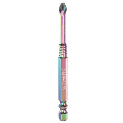 Für Phillips Schraubendreherbit PH2 1/4'' Schaft 3,5'' lang magnetisch S6 Stahl