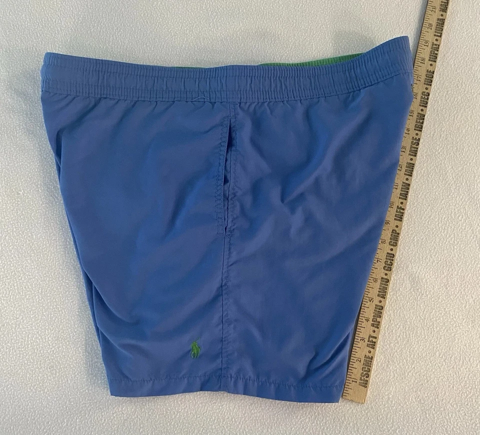 Traje de baño Polo Ralph Lauren para hombre grande forrado azul # Foto 4 de 4