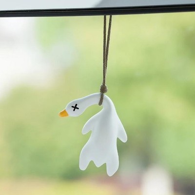Einzigartiger Schlüsselanhänger farbwechselnd Ente Ornament perfekt für Tasch