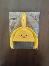 Small Broom and Dustpan Set,1pc Dust Pan and Brush Set,SUP Cute Little Yellow Ha