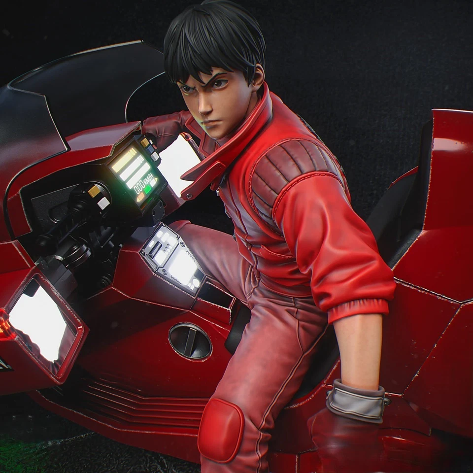 Kaneda - Akira action figure in resina dipinta a mano consegna 30 - 90 g - Immagine 3 di 4