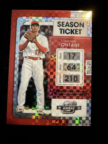 2022 Panini Chronicles - Contenders Optic Shohei Ohtani #4 Building Blocks Prizm