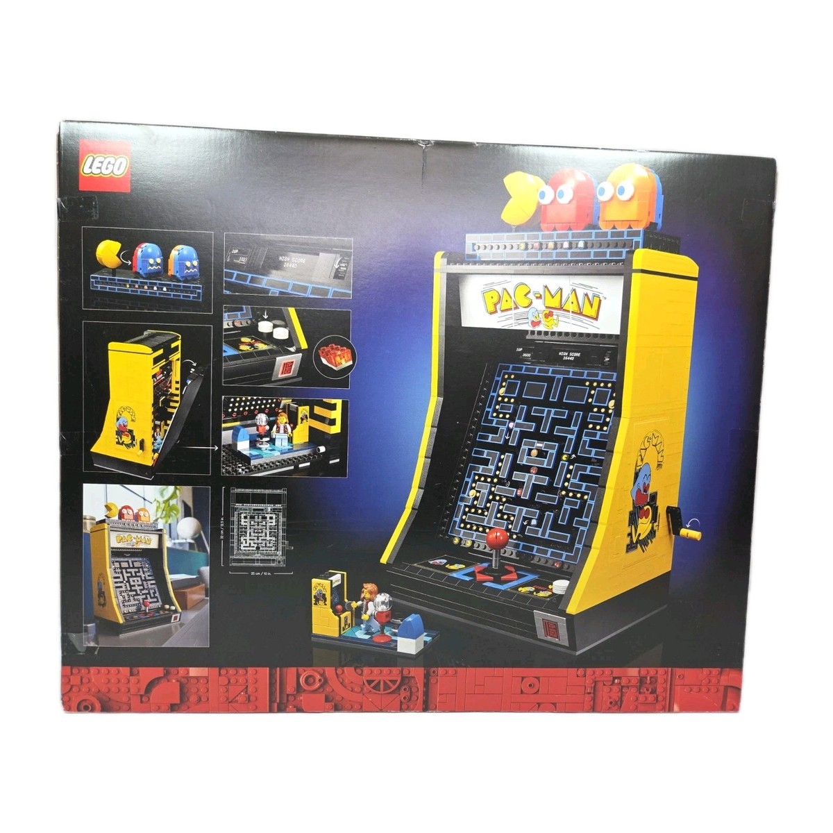 LEGO Icons PAC-MAN Arcade 10323, 2651 Pieces, Battery Powered