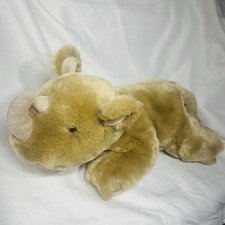 VTG 2000 Animal Alley Rhino Plush Laying Stuffed Toys R Us Commonwealth Rare