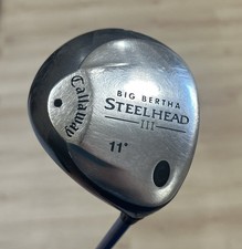 Ladies Callaway Big Bertha Steelhead III 11  Driver Golf Club Graphite Shaft RH