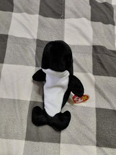 Ty Beanie Babies Waves the Orca Whale Plush Waves - 4084