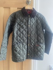 Barbour Padded Jacket Green L 10-11