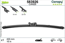 Valeo 583926 Wiper Blade for Alfa Romeo,Alpina,BMW,Citroën,DS,Fiat,Ford,Isuzu,OP