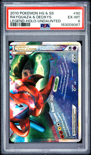 2010 RAYQUAZA & DEOXYS #90 Legend-Holo-Undaunted PSA 6