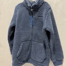 Columbia Youth M 10/12 Blue Zip Fleece Jacket New