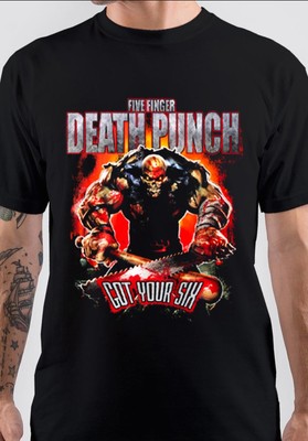 New popular Five Finger Death Punch Got Your Six Black Men All size Shirt B308