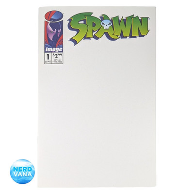 Spawn 1 Blank Variant Cover 30th Anniversary Todd McFarlane Image Comics 2022
