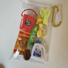 Daily necessities cleaning gacha stuffed pouch