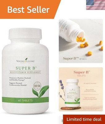 Super B Tablets, 60-Count Bottle | B Vitamins & Minerals | Supports Healthy E...